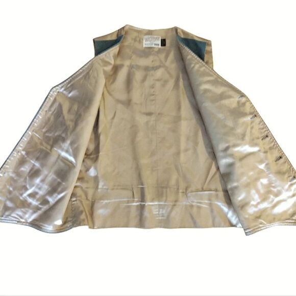 Levi's 70s Wildfire Sportswear Blue Corduroy Button Up Men's Vest *Medium - Picture 11 of 13